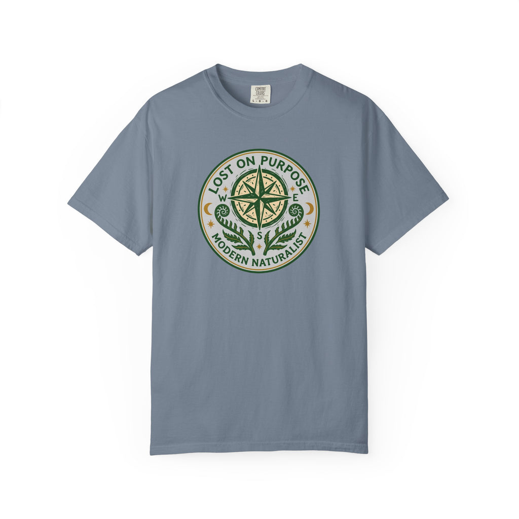 Lost on Purpose Green Badge T-Shirt