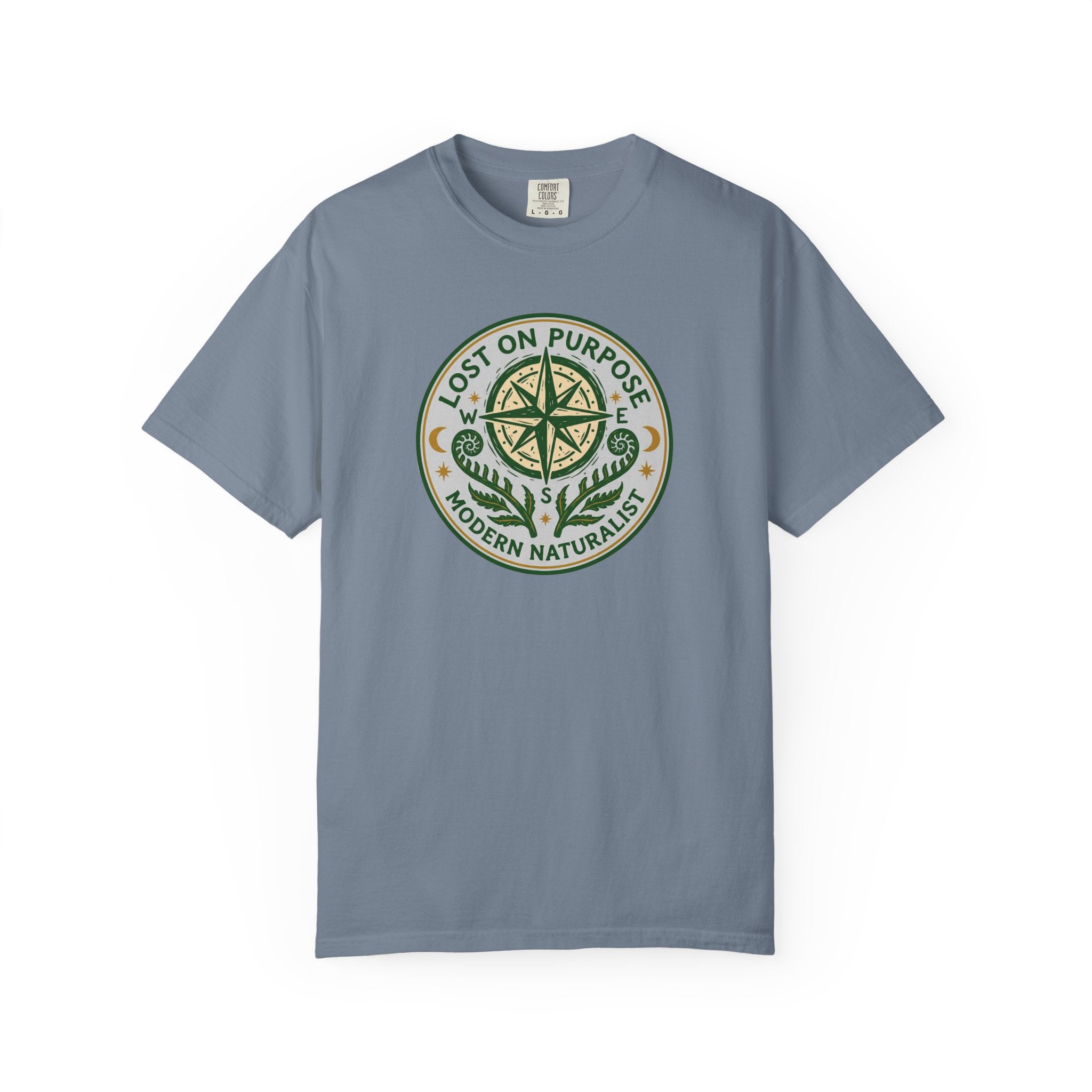 Lost on Purpose Green Badge T-Shirt