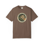 Society of the Mossy Log Mushroom Badge T-Shirt