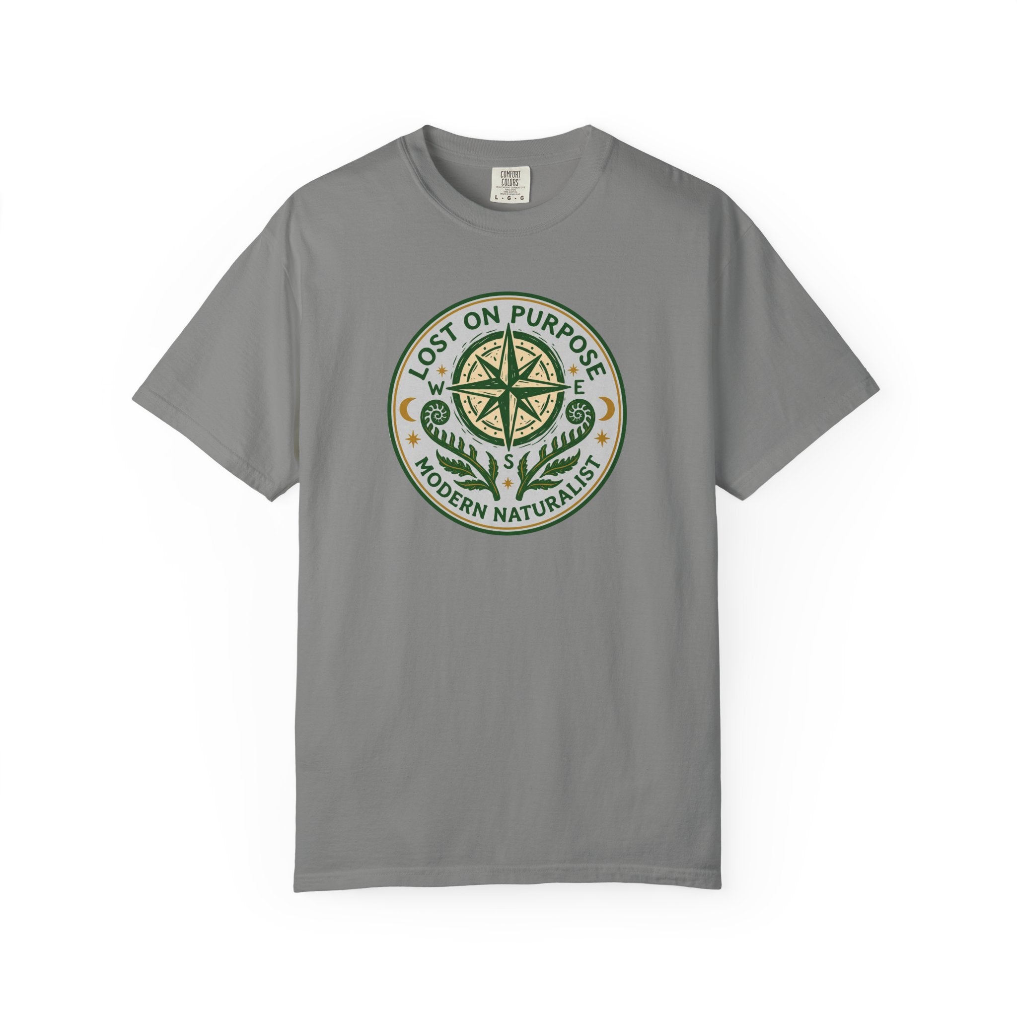 Lost on Purpose Green Badge T-Shirt