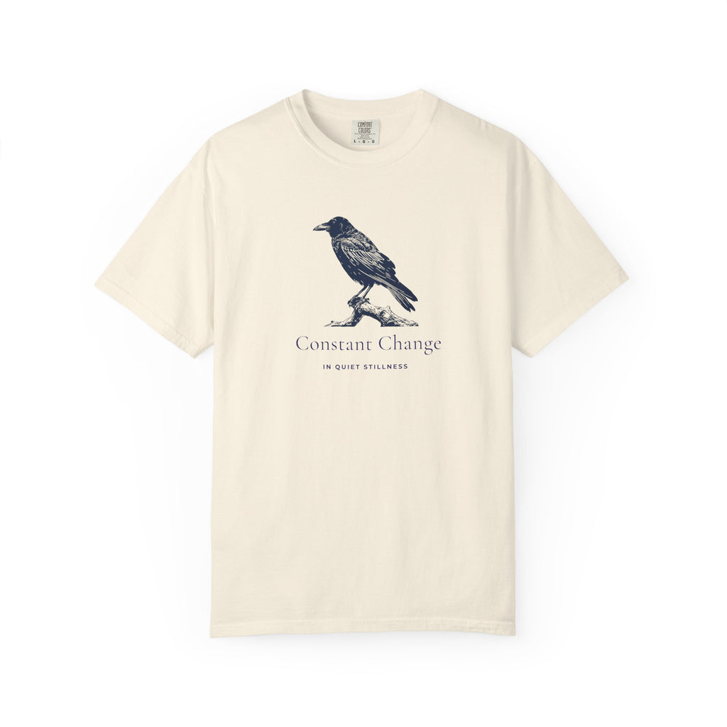 Constant Change in Quiet Stillness Crow T-Shirt