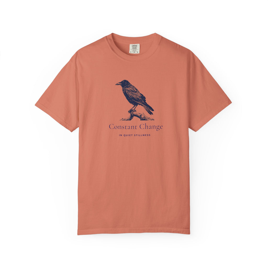 Constant Change in Quiet Stillness Crow T-Shirt