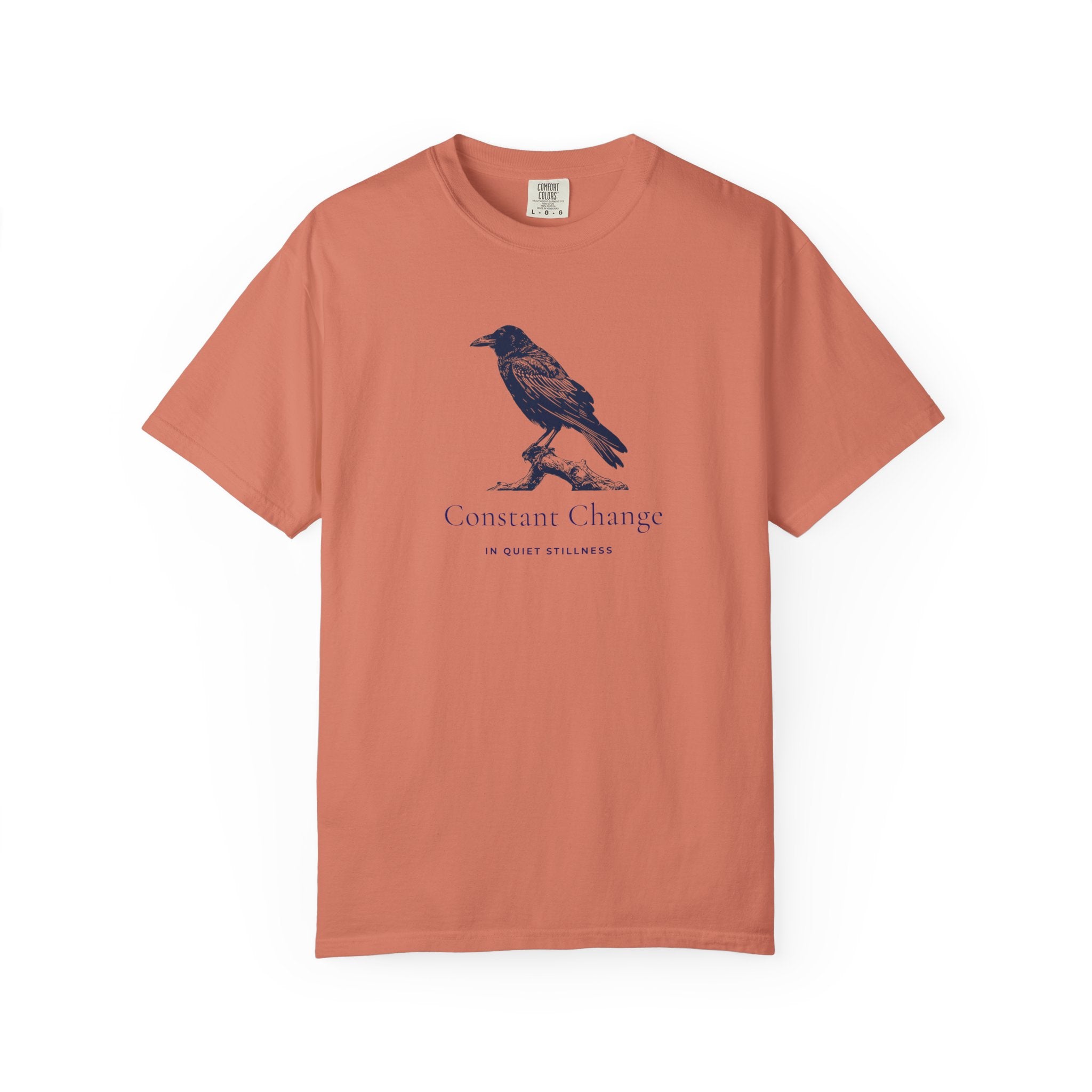 Constant Change in Quiet Stillness Crow T-Shirt