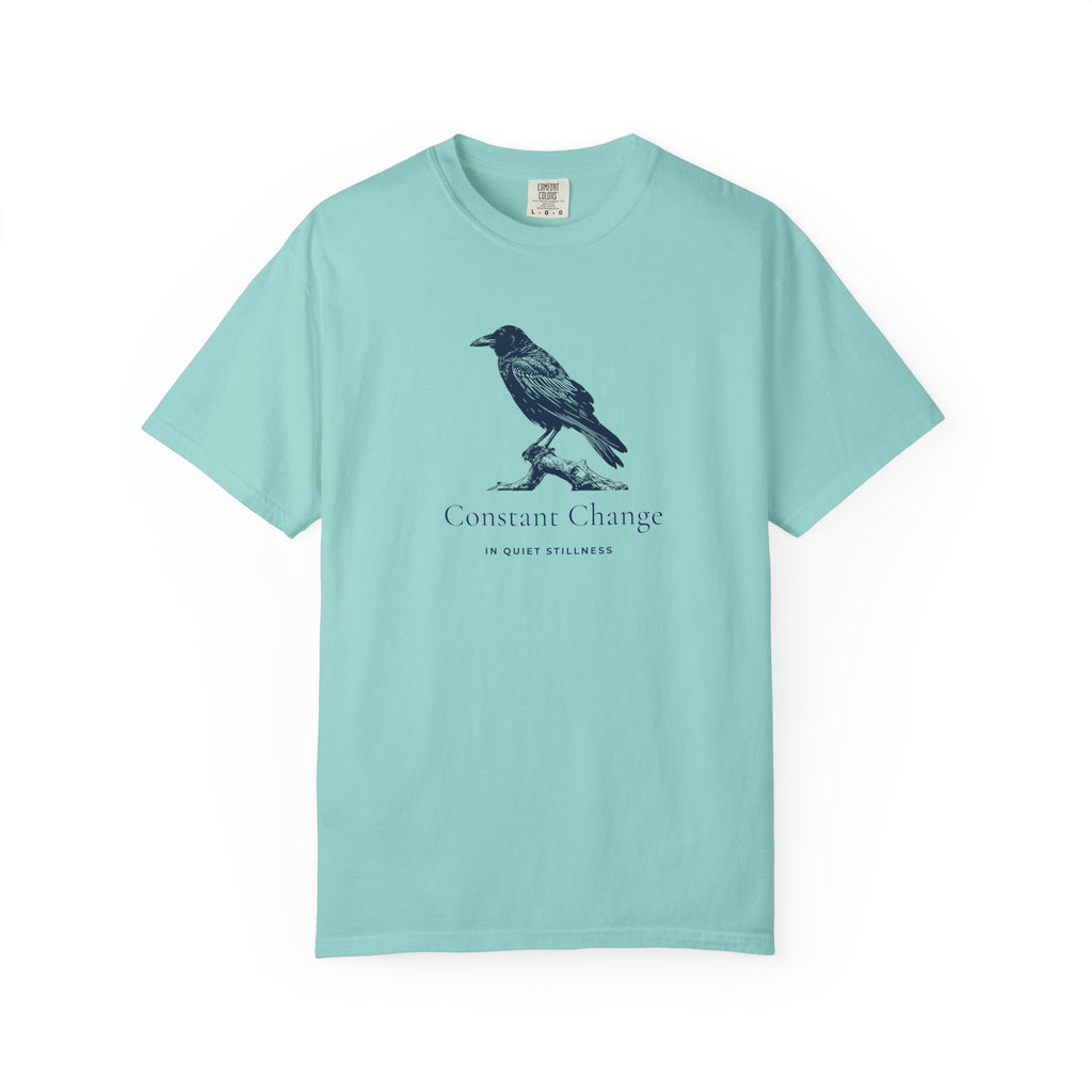 Constant Change in Quiet Stillness Crow T-Shirt