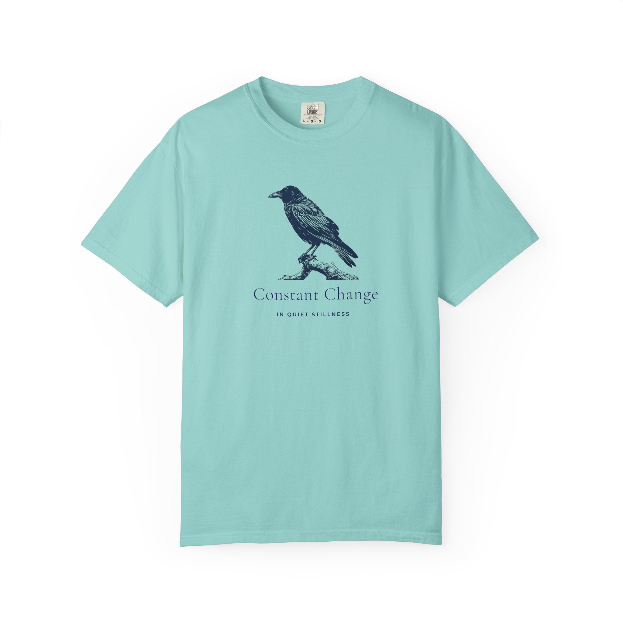 Constant Change in Quiet Stillness Crow T-Shirt