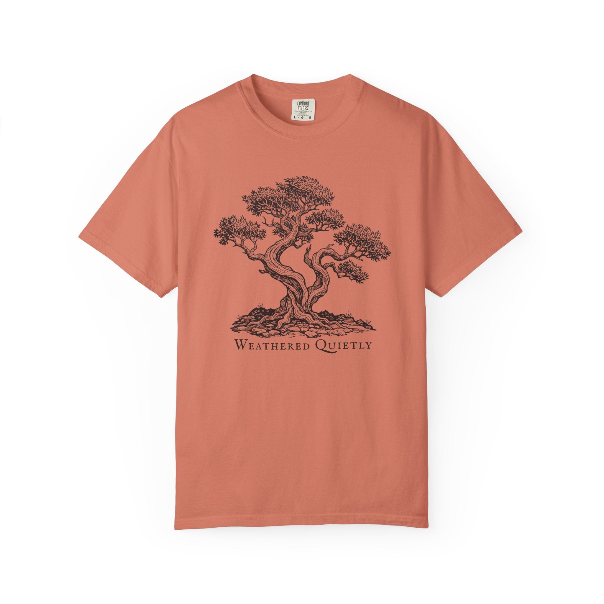 Weathered Quietly Tree T-Shirt