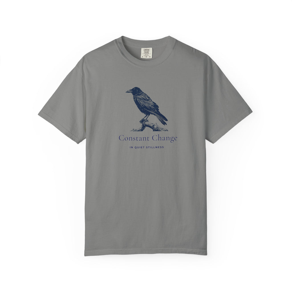 Constant Change in Quiet Stillness Crow T-Shirt