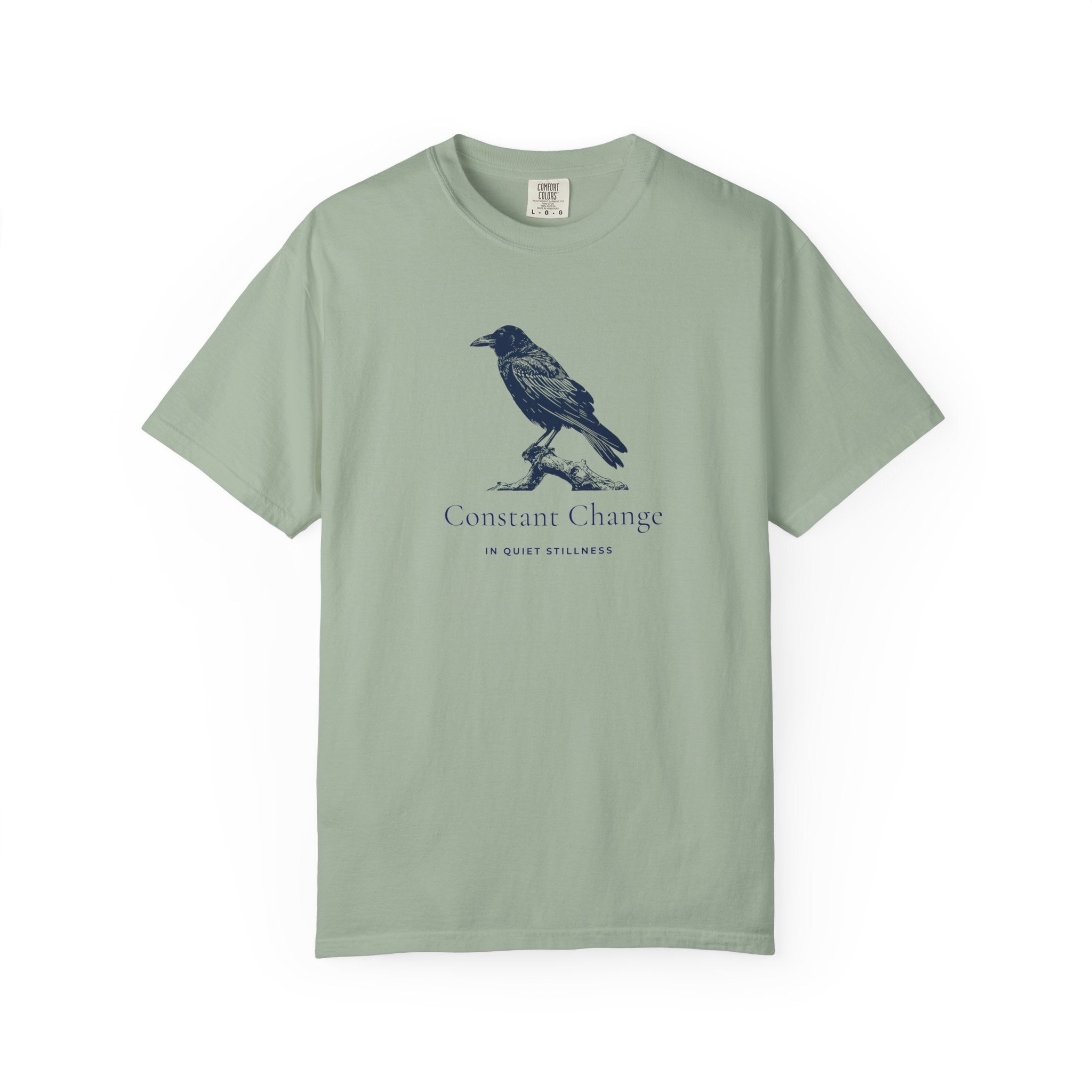 Constant Change in Quiet Stillness Crow T-Shirt