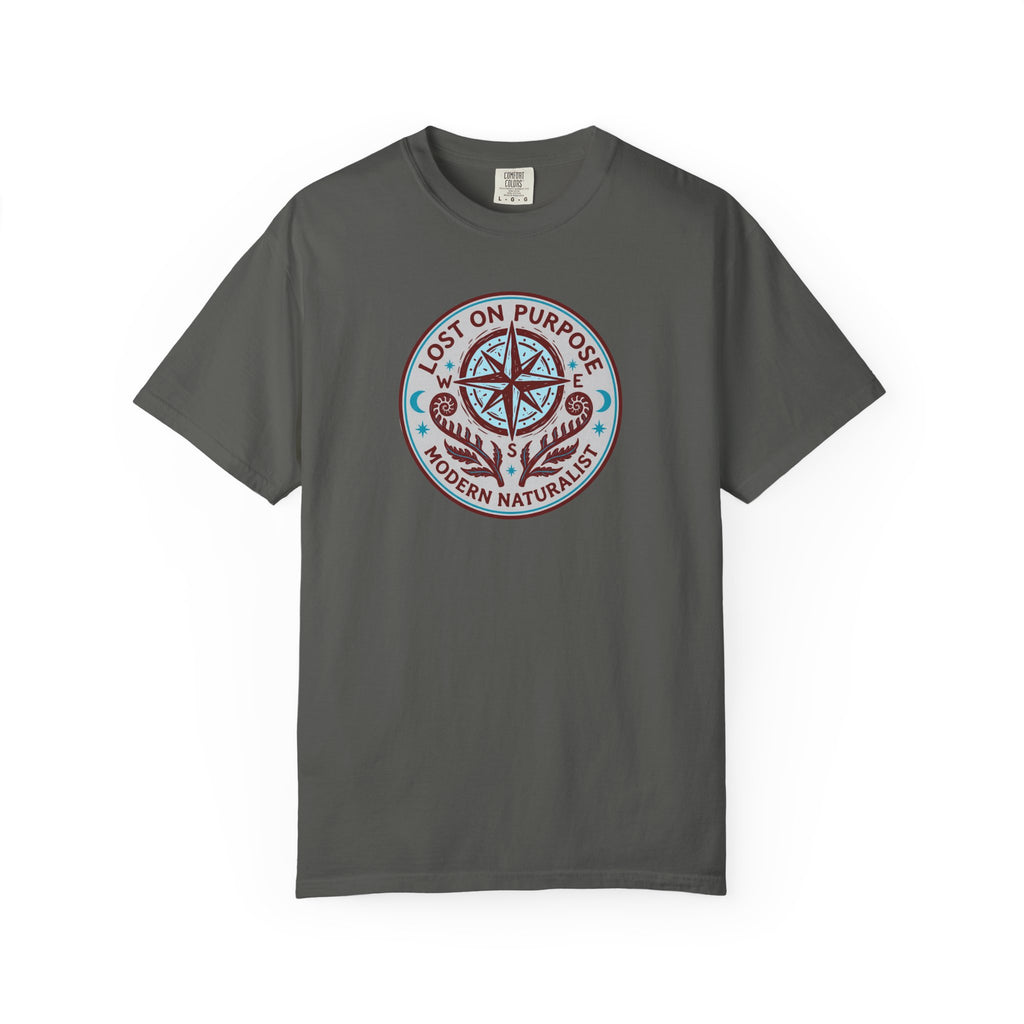 Lost on Purpose Turquoise Badge T-Shirt