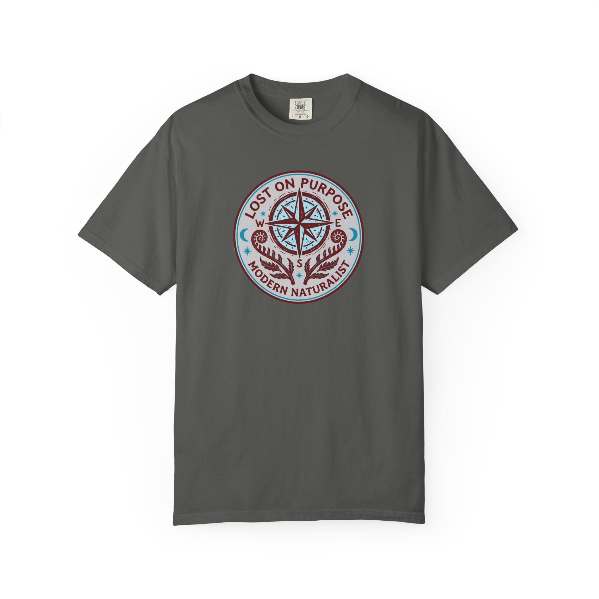 Lost on Purpose Turquoise Badge T-Shirt