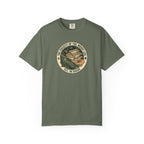 Society of the Mossy Log Mushroom Badge T-Shirt