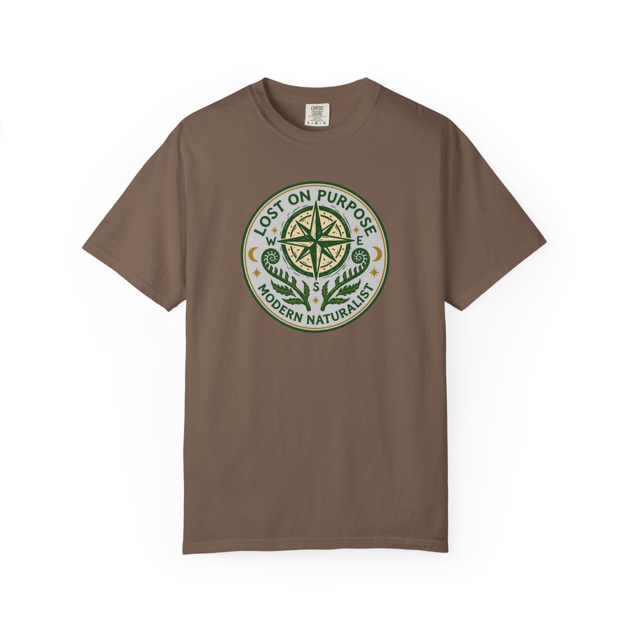 Lost on Purpose Green Badge T-Shirt