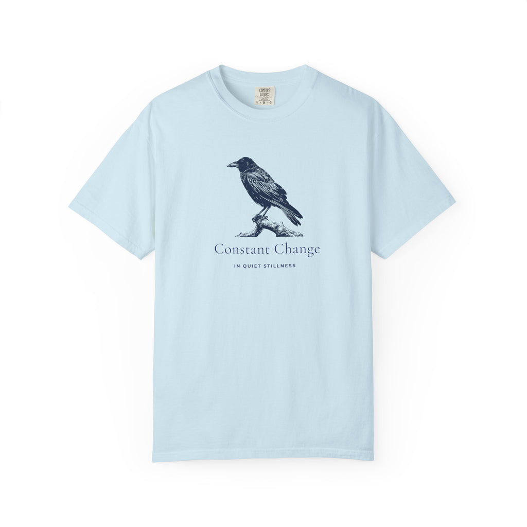 Constant Change in Quiet Stillness Crow T-Shirt