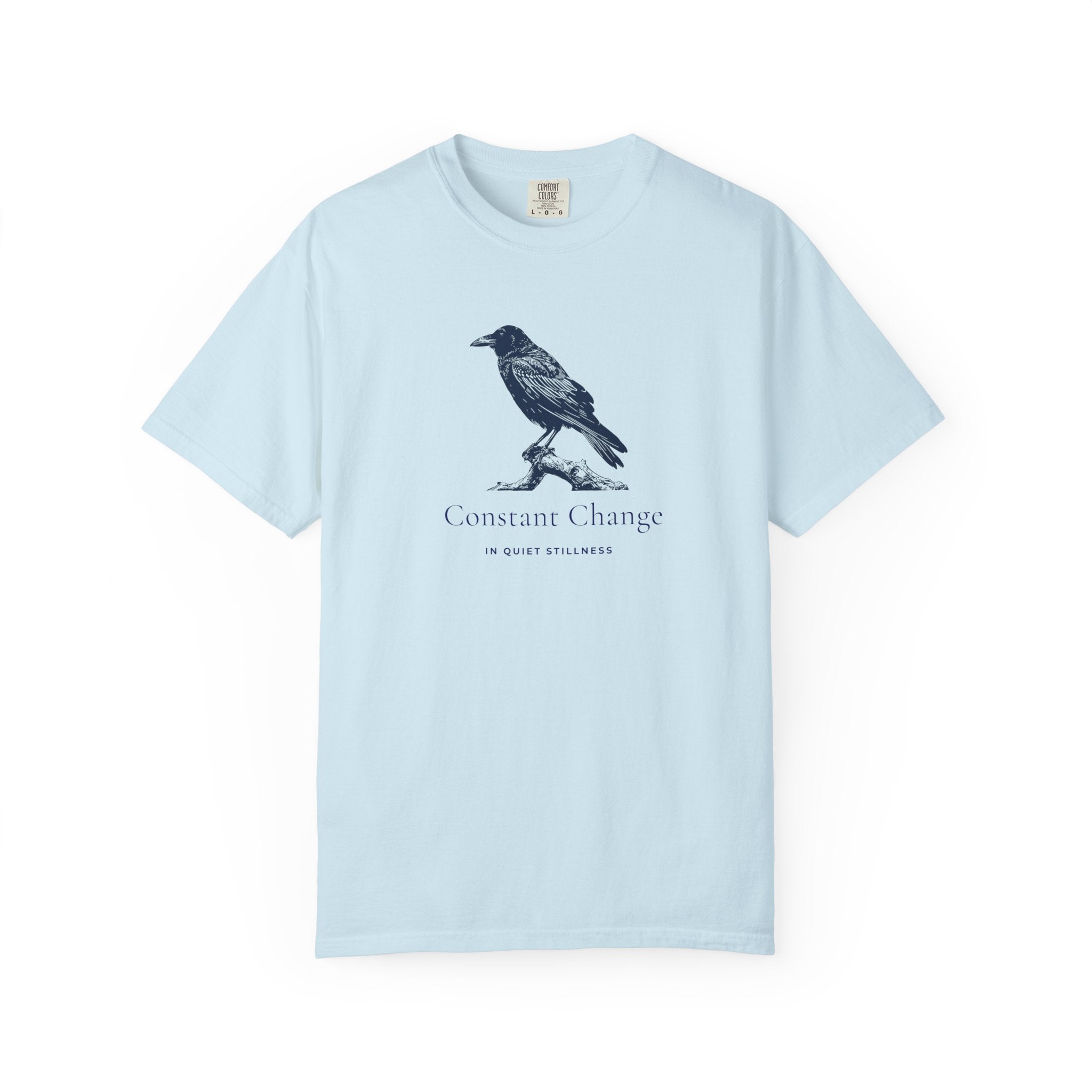 Constant Change in Quiet Stillness Crow T-Shirt