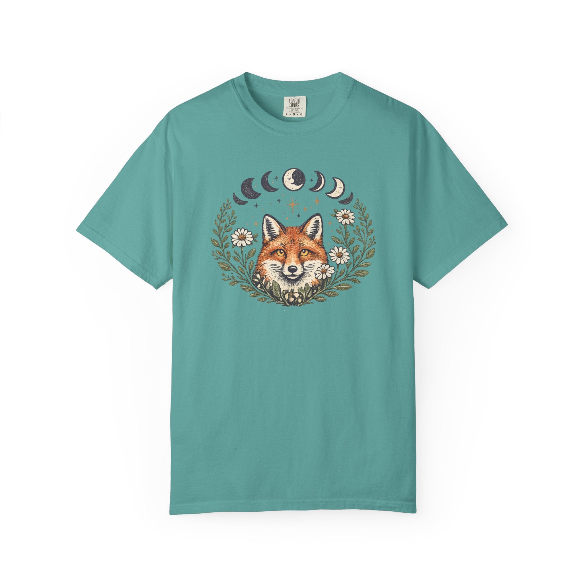 Moon Phase Fox T-Shirt