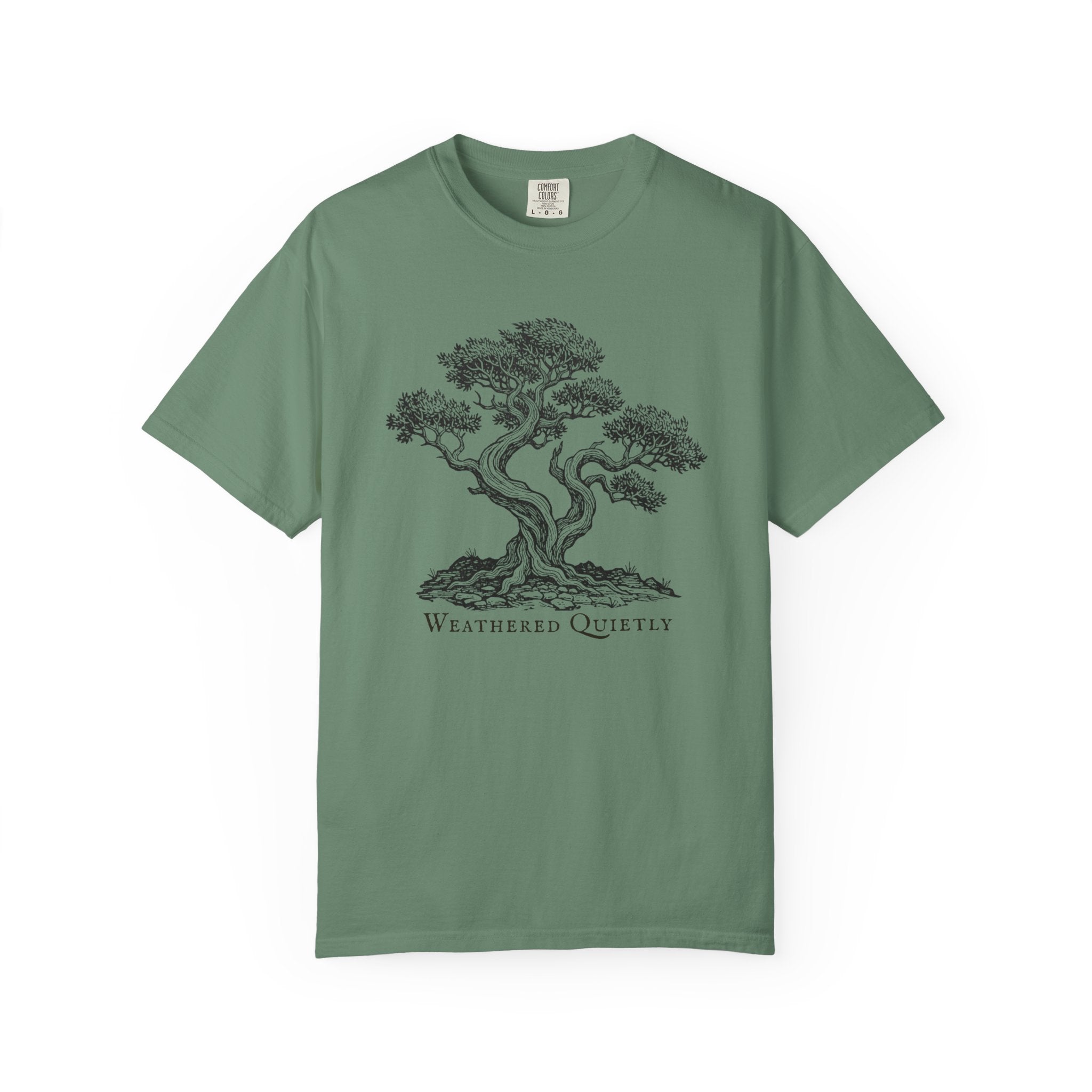 Weathered Quietly Tree T-Shirt