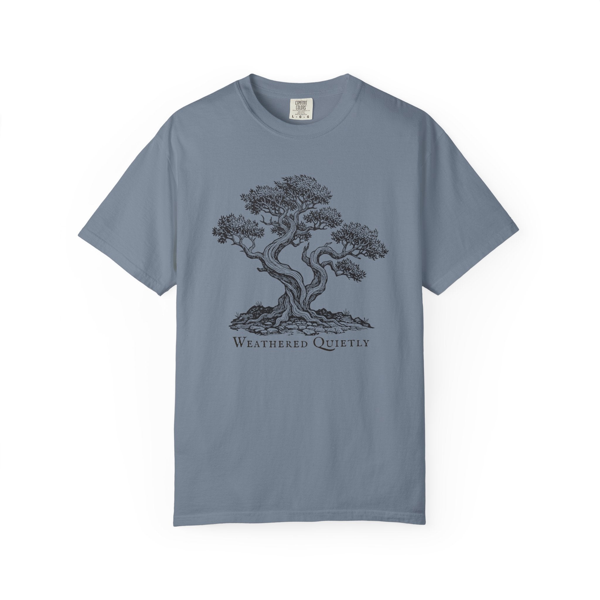 Weathered Quietly Tree T-Shirt