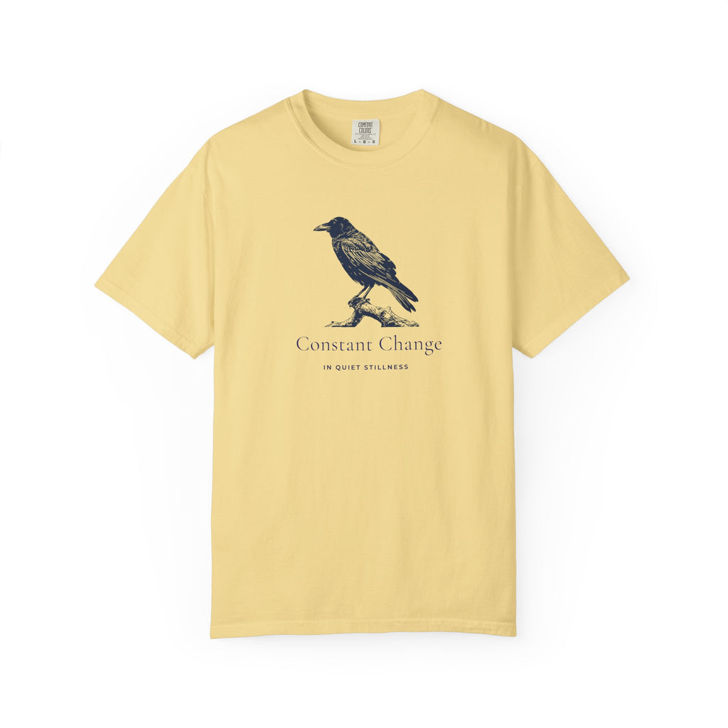Constant Change in Quiet Stillness Crow T-Shirt