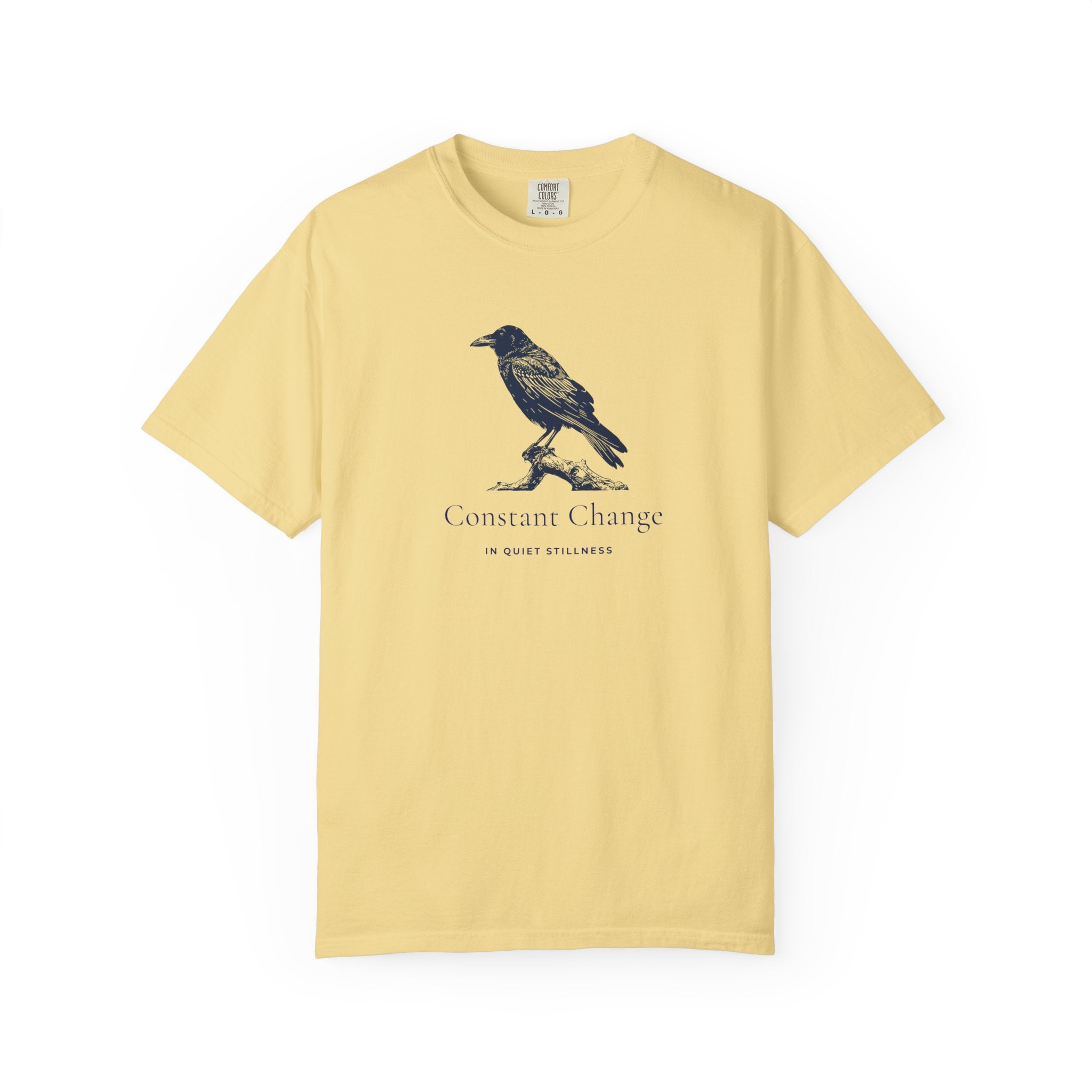 Constant Change in Quiet Stillness Crow T-Shirt