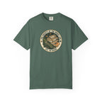 Society of the Mossy Log Mushroom Badge T-Shirt