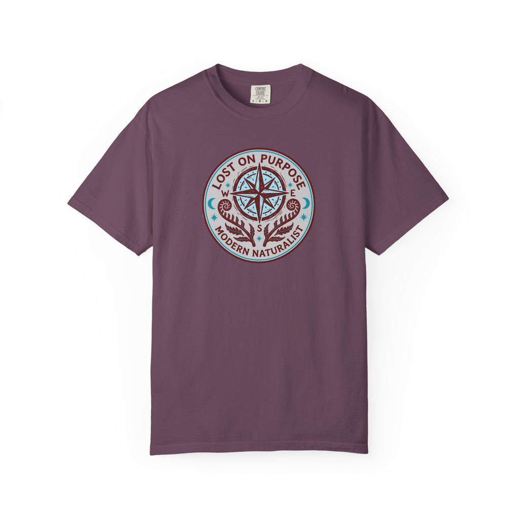 Lost on Purpose Turquoise Badge T-Shirt