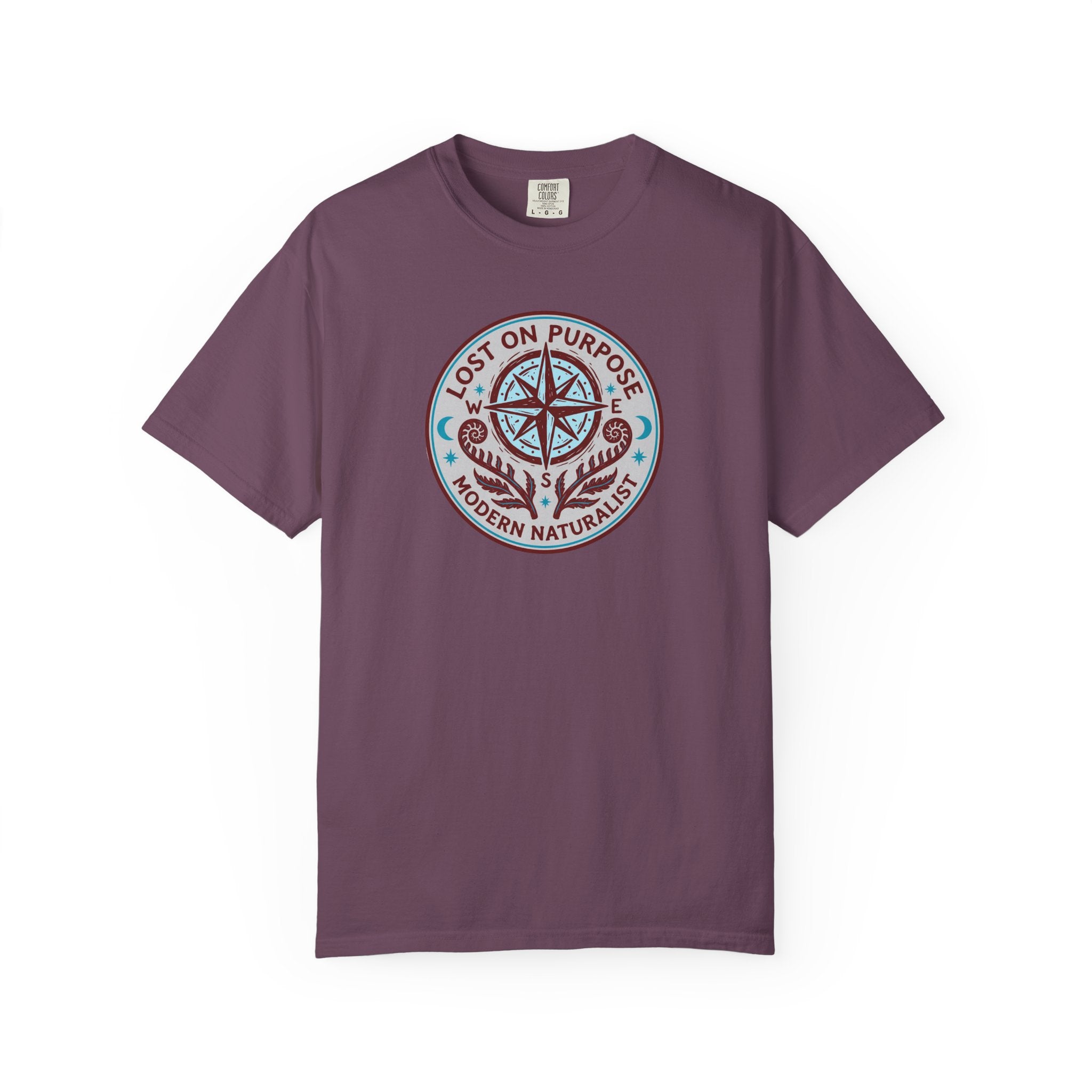 Lost on Purpose Turquoise Badge T-Shirt