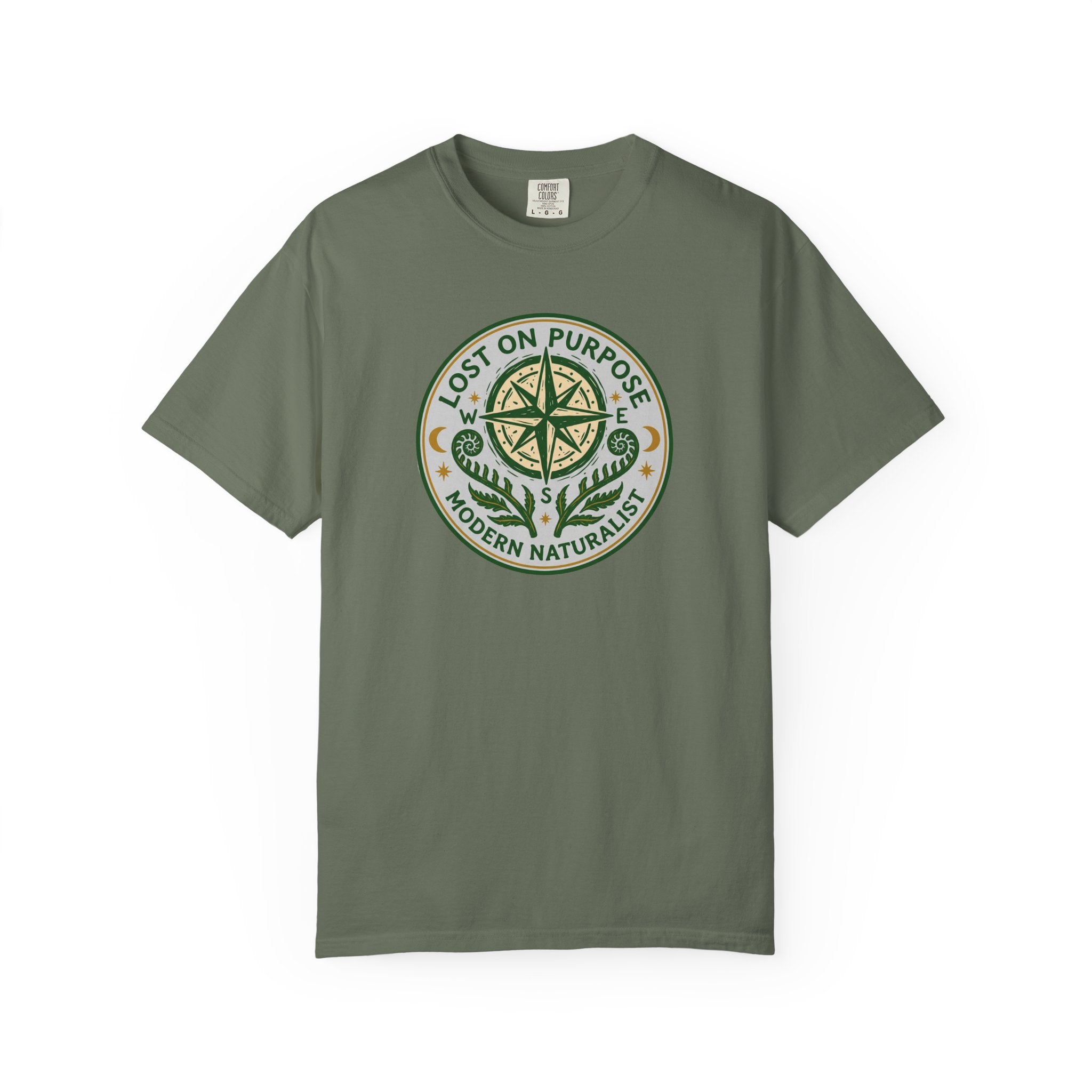Lost on Purpose Green Badge T-Shirt