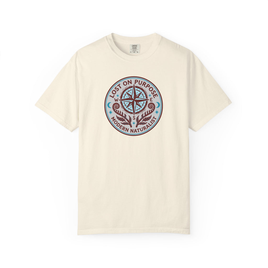 Lost on Purpose Turquoise Badge T-Shirt