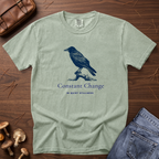 Constant Change in Quiet Stillness Crow T-Shirt