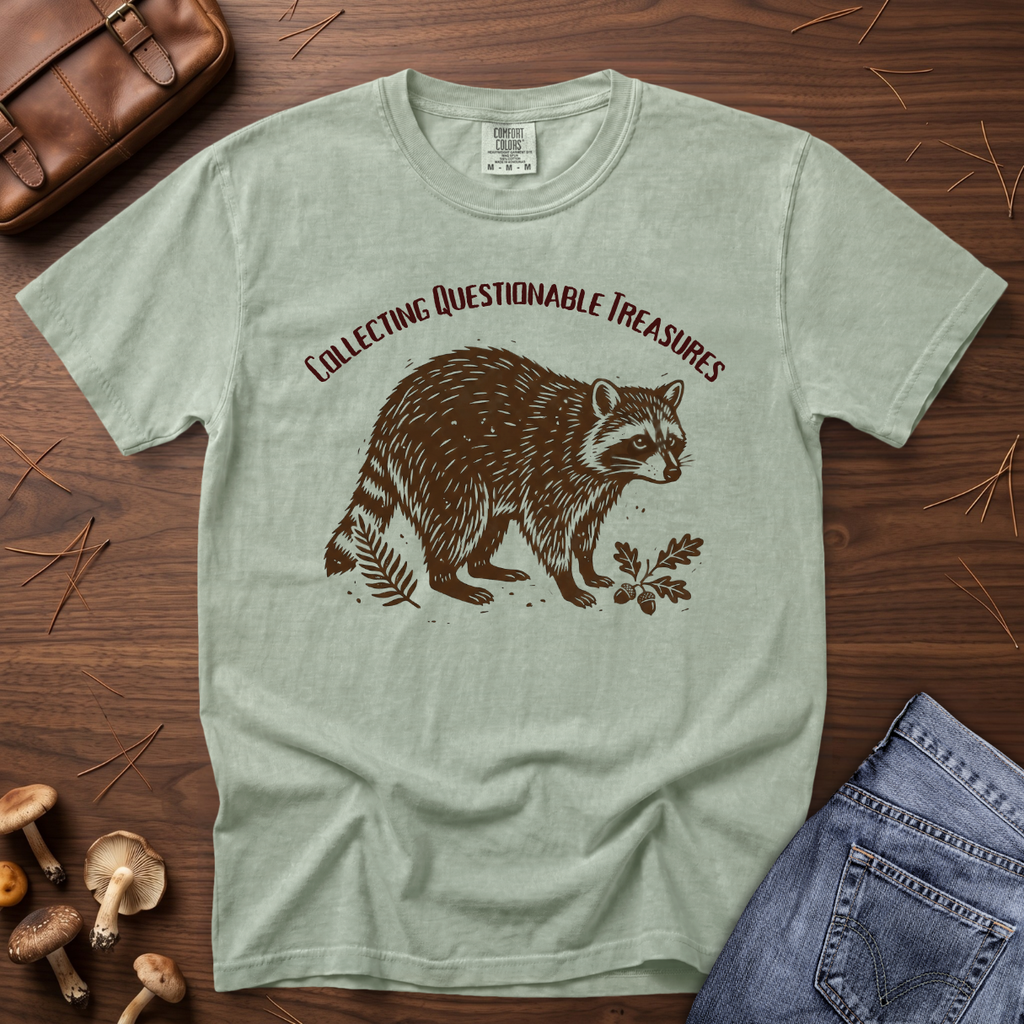 Collecting Questionable Treasures Raccoon T-Shirt