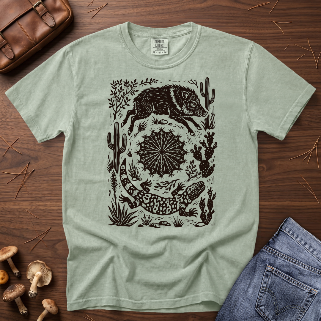 Javelina and Gila Monster T-Shirt