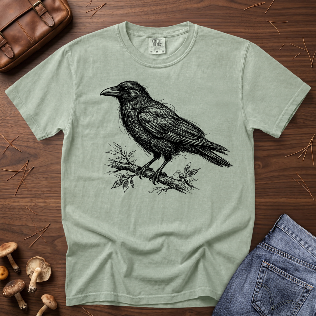 Crow Sketch I T-Shirt
