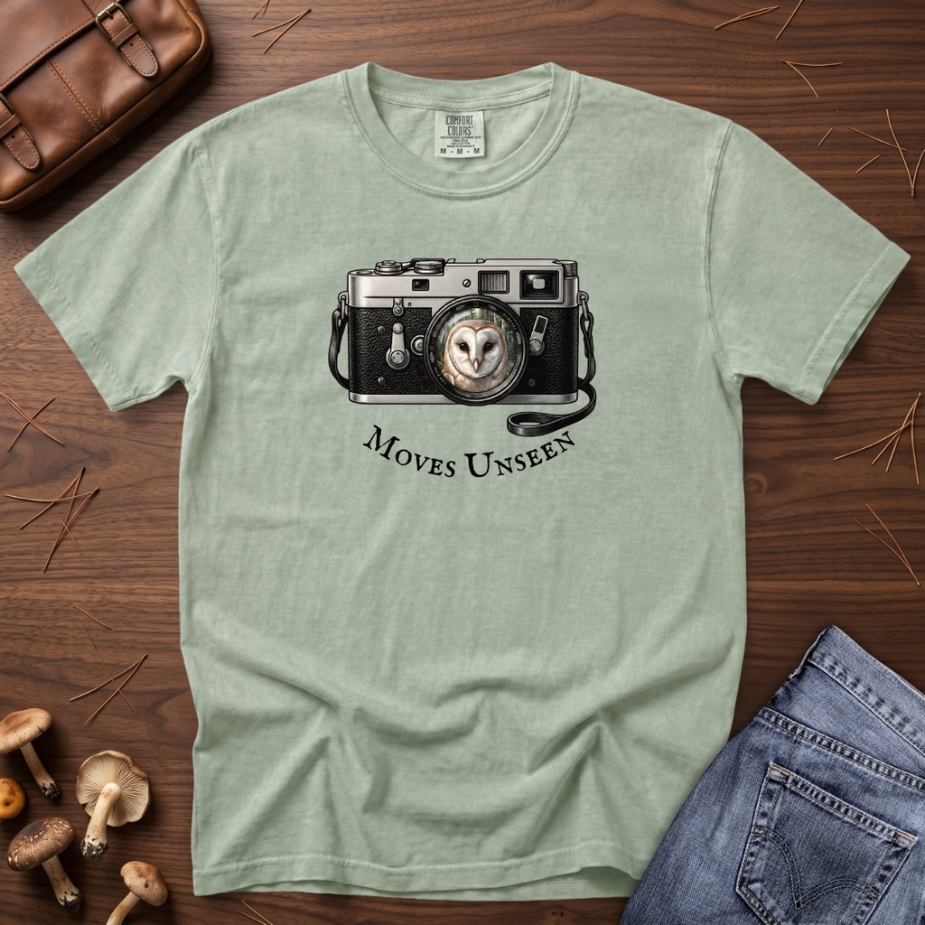 Barn Owl - Moves Unseen Camera T-Shirt