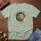 Society of the Mossy Log Mushroom Badge T-Shirt