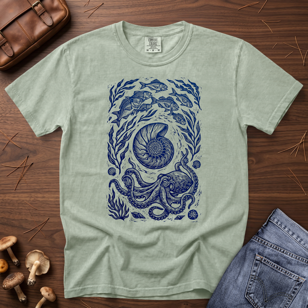 Fish and Octopus Sea T-Shirt