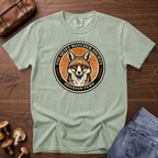 Quiet Watcher Society Fox Badge T-Shirt