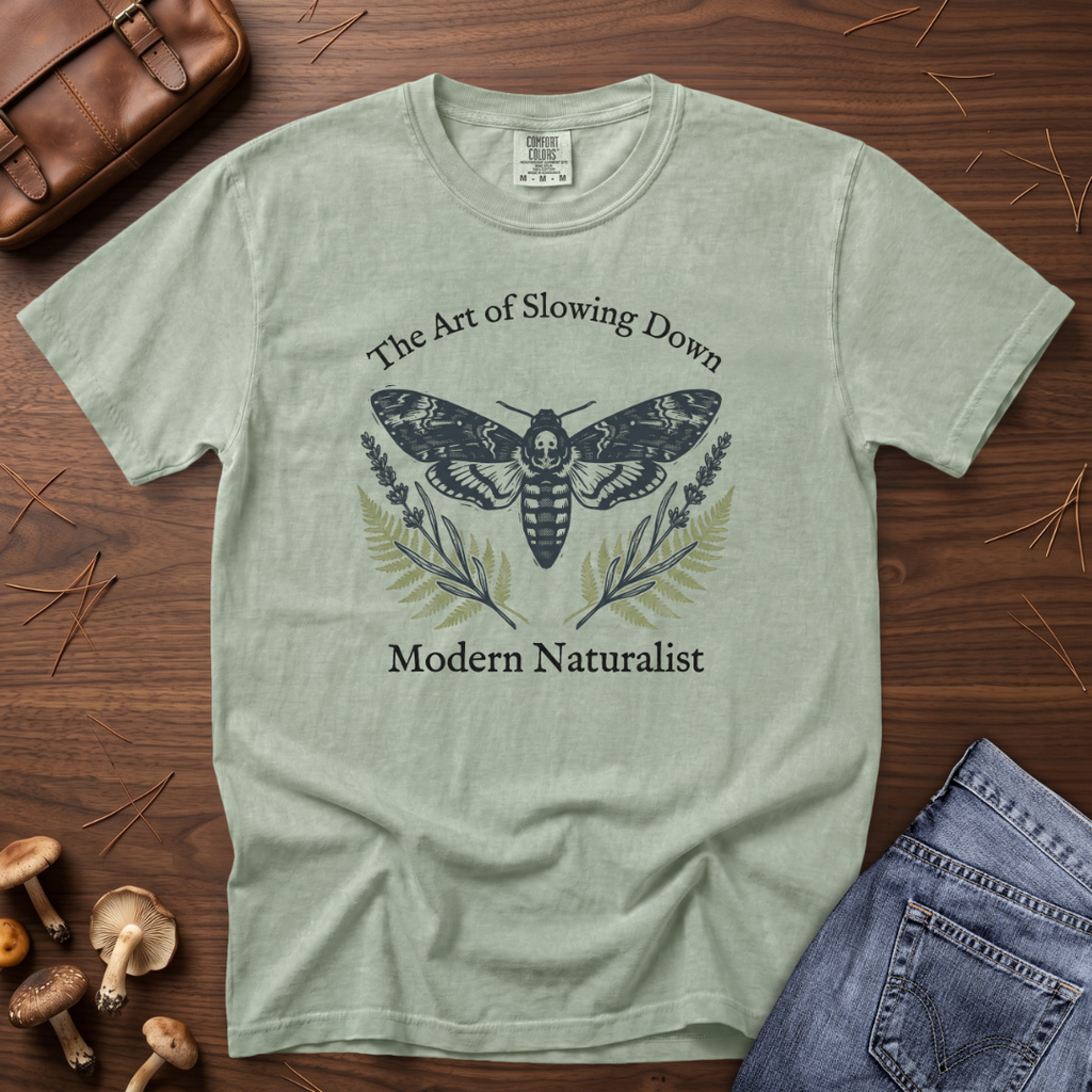 The Art of Slowing Down Moth T-Shirt