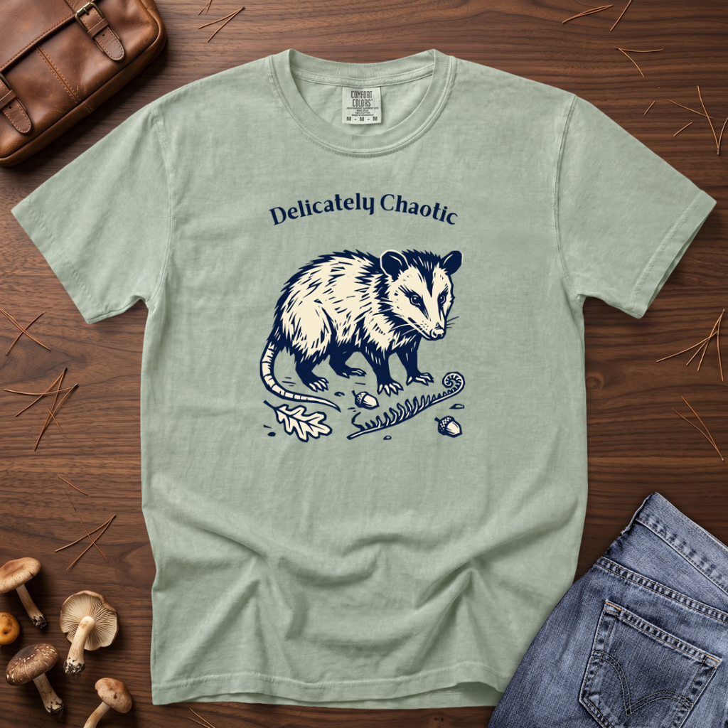 Delicately Chaotic Opossum T-Shirt