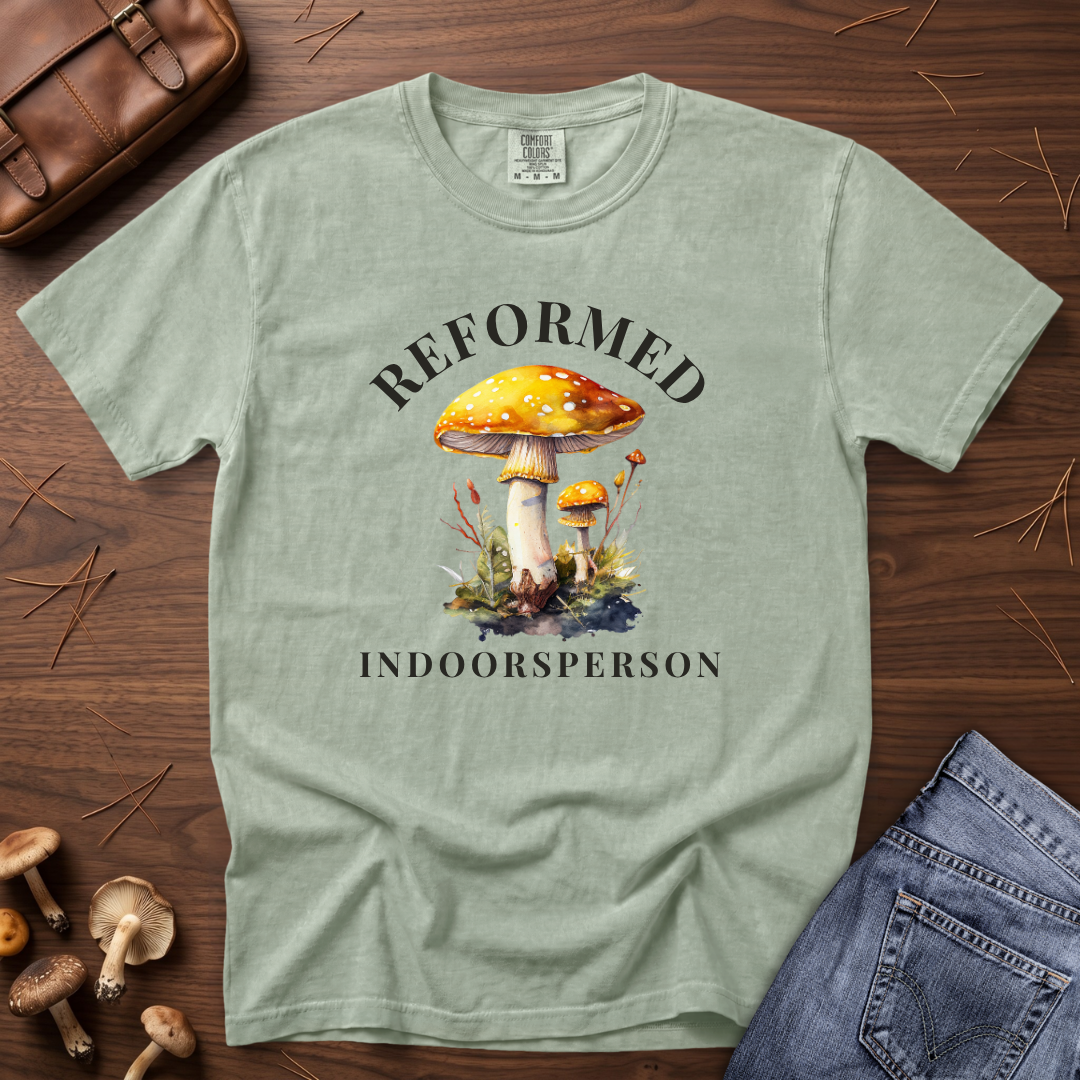 Reformed Indoorsperson Mushroom T-Shirt