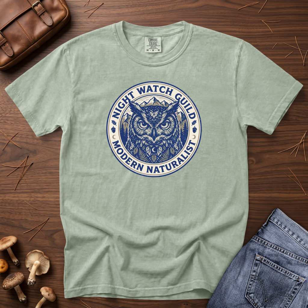 Night Watch Guild Owl Badge T-Shirt