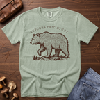 Topographic Bear Study T-Shirt
