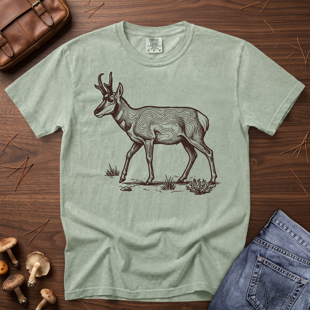 Pronghorn Topographic T-Shirt