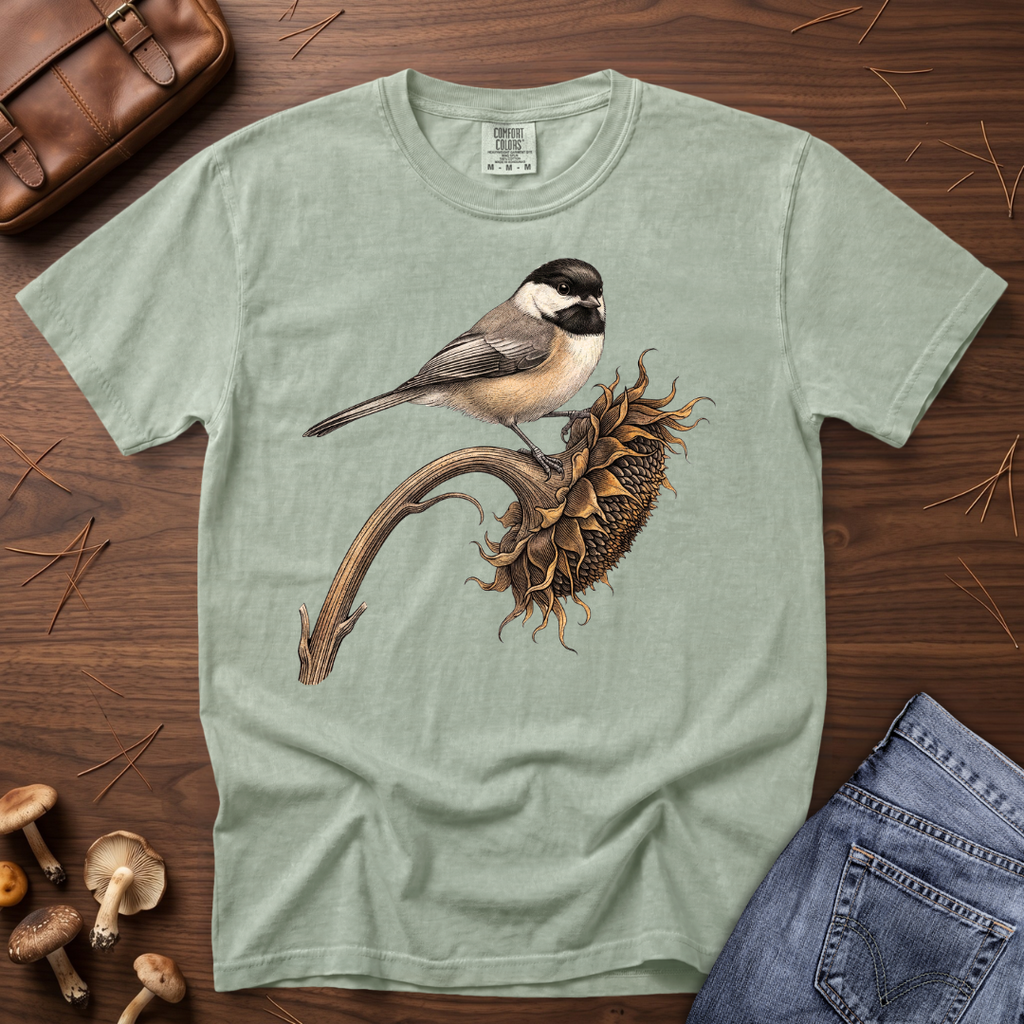 Chickadee Sunflower T-Shirt