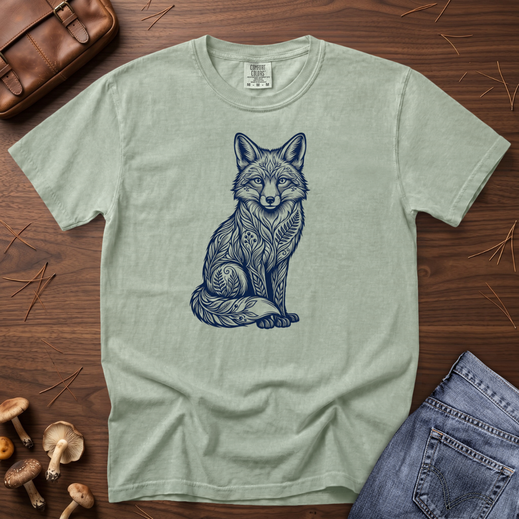 Woodland Sitting Fox T-Shirt