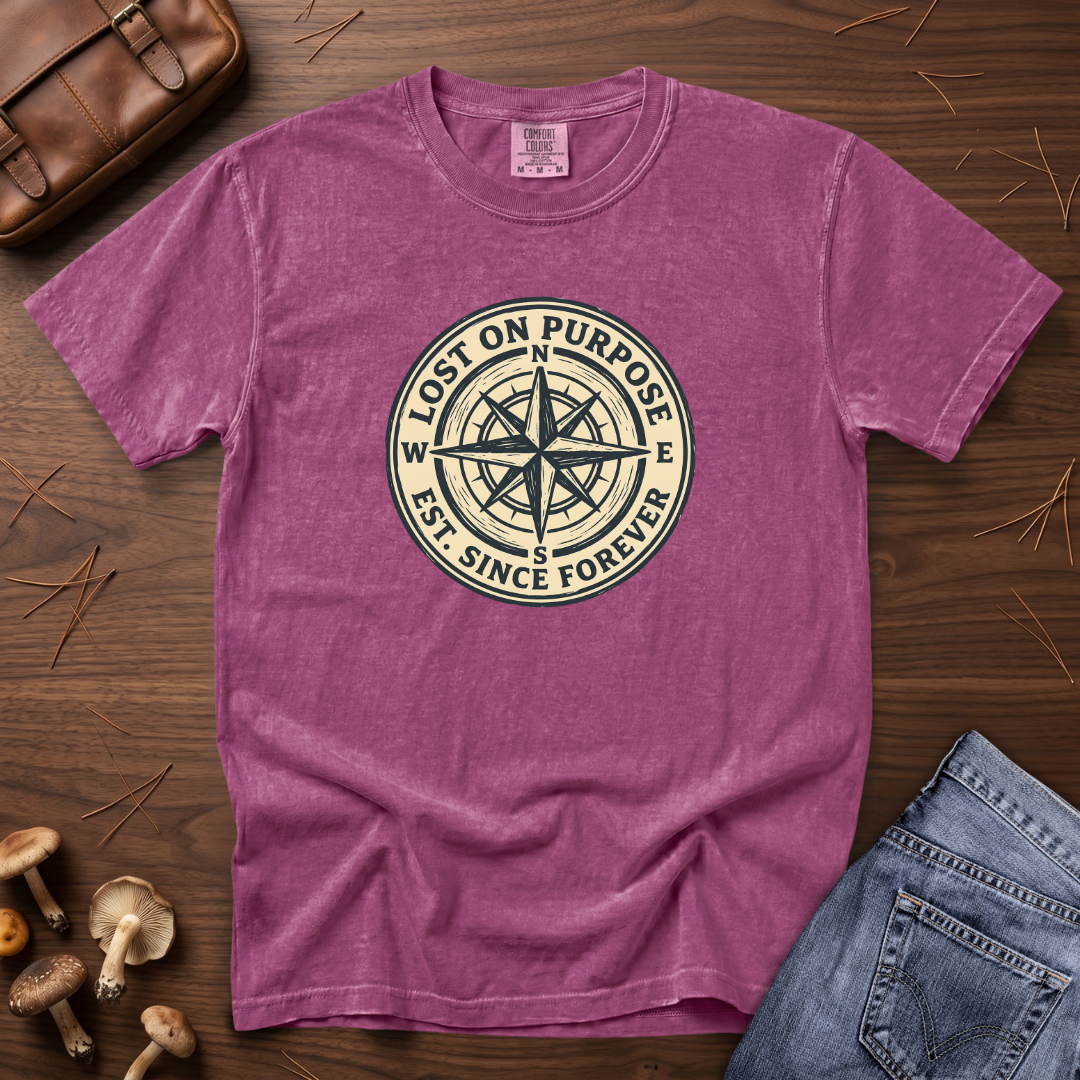 Lost on Purpose Gold Badge T-Shirt