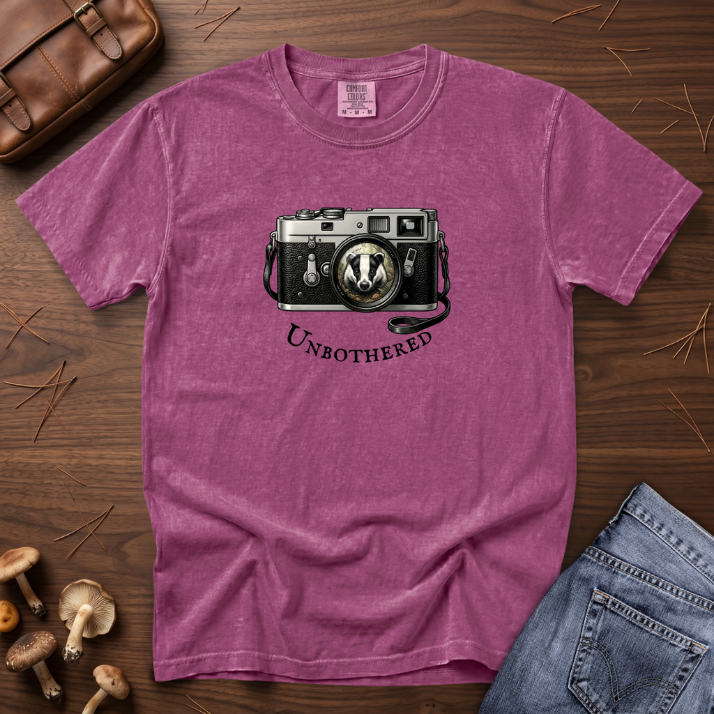 Badger Unbothered Camera T-Shirt