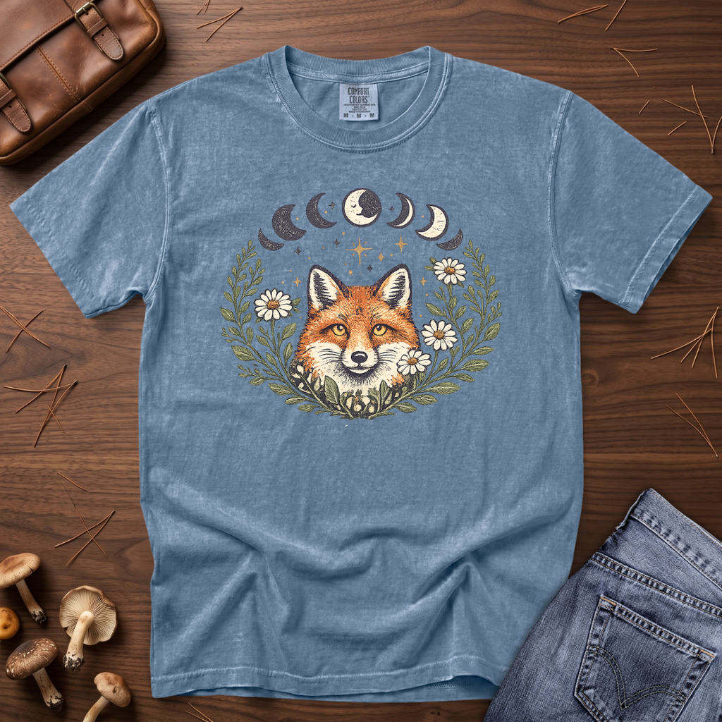 Moon Phase Fox T-Shirt