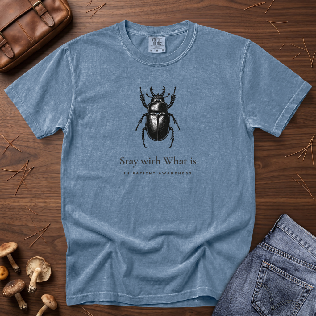 Stay with What is, Beetle T-Shirt