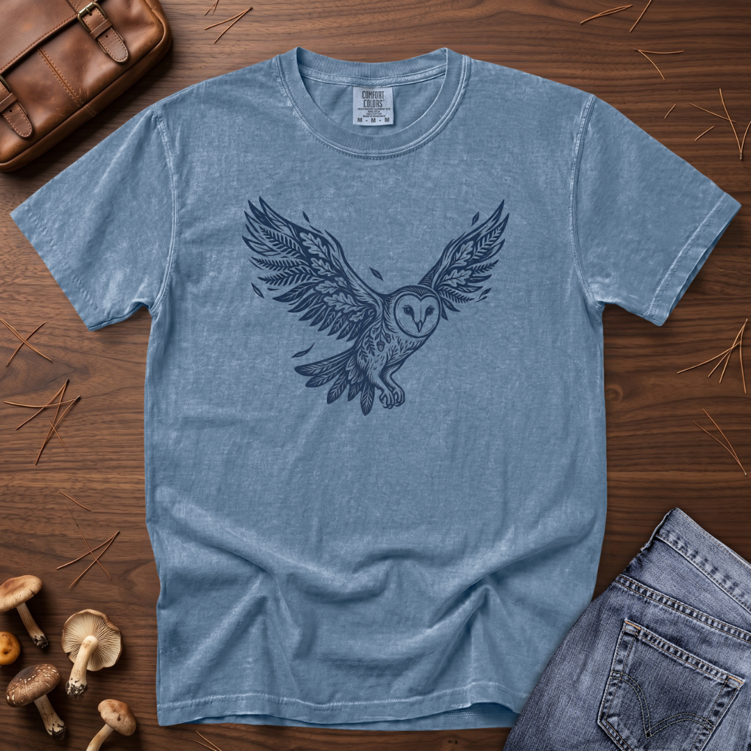 Flying Barn Owl T-Shirt