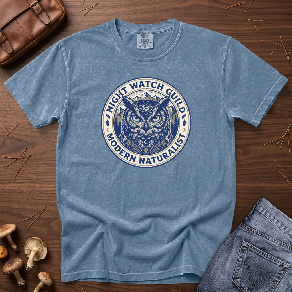 Night Watch Guild Owl Badge T-Shirt